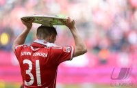 Fussball 1. Bundesliga  Saison  2012/2013:  Deutscher Meister 12/13 FC Bayern Muenchen