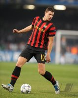 Fussball CHL  Saison 2011/2012: Edin Dzeko (Manchester City)