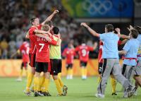 FUSSBALL  Olympia 2008   Viertelfinale Maenner Italien - Belgien