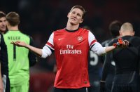 FUSSBALL INTERNATIONAL CHL ACHTELFINALE 12/13:  FC Arsenal London - FC Bayern Muenchen