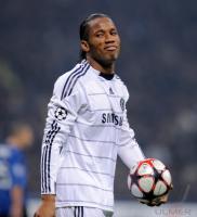 FUSSBALL  International CHL 09/10  : Didier Drogba (Chelsea)
