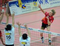 Volleyball 1. Bundesliga  08/09  ENBW TV Rottenburg  1-3  VfB Friedrichshafen