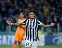 FUSSBALL  CHL  Saison 2013/2014: JUBEL Vidal Arturo (Juventus Turin)