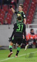 Fussball  1. Bundesliga  14/15: JUBEL Patrick Herrmann (Borussia Moenchengladbach)