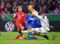 FUSSBALL DFB POKAL ACHTELFINALE  19/20: FC Bayern Muenchen - TSG 1899 Hoffenheim