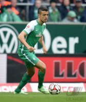 Fussball, 1. Bundesliga  Saison 2014/2015: SV Werder Bremen - Borussia Moenchengladbach