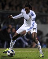 Fussball CHL  Saison 2010/2011: Emmanuel Adebayor (Real Madrid)
