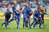 Fussball Ligapokal: Schalke - Leverkusen