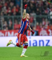 Fussball 1. Bundesliga Saison 14/15: Bastian Schweinsteiger (FC Bayern Muenchen)
