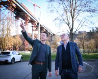 Buendnis 90 / Die Gruenen, Wahlkampf Landtagswahl Baden - Wuerttemberg, Verkehrsminister Winfried Hermann