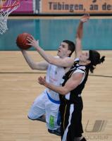 Basketball  1. Bundesliga  09/10  Walter Tigers Tuebingen - Giants Duesseldorf