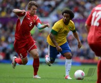 FUSSBALL Olympia 2012 Maenner: Brasilien - Weissrussland