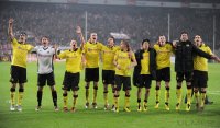 Fussball 1. Bundesliga  Saison 2010/2011:  SCHLUSSJUBEL Borussia Dortmund
