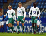 Fussball Bundesliga: Bochum - Wolfsburg, jubel