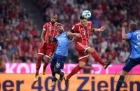 Fussball 1. Bundesliga Saison 17/18: FC Bayern Muenchen - Bayer 04 Leverkusen