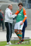Fussball 1. Bundesliga: Bremen , Schaaf und Baumann