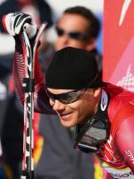 Olympische Spiele 2006 Turin - Abfahrt Herren Jubel Deneriaz