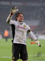 Fussball 1. Bundesliga  Saison 2010/2011:  JUBEL Torwart Roman Weidenfeller (Borussia Dortmund)