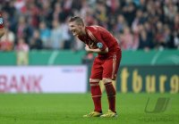 FUSSBALL DFB POKAL  Saison 2012/2013:  FC Bayern Muenchen - VfL Wolfsburg