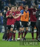 Fussball 1. Bundesliga: Schalke - Hamburg, Jubel HAMBURG