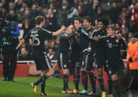 FUSSBALL INTERNATIONAL CHL ACHTELFINALE 12/13: JUBEL FC Bayern Muenchen