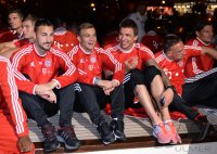 Fussball 1. Bundesliga 2013/2014: FC Bayern Muenchen Teampraesentation