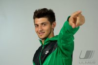 Fussball 1. Bundesliga, Saison 2011/2012: Matthias Zimmermann posiert im exklusiven Fotoshooting