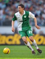 Fussball 1. Bundesliga: Wolfsburg, GENTNER Einzelaktion