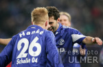 Fussball DFB Pokal: Schalke - Hannover, Jubel n, 3:1