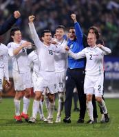Fussball International  Play Off, Slowenien JUBEL