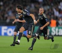 FUSSBALL  International CHL 09/10  JUBEL  Cristiano Ronaldo (Real Madrid)
