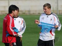 Fussball, Training der deutschen Nationalmannschaft