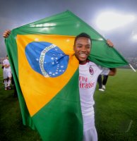 FUSSBALL SERIE A:  Meister 2011  AC Mailand;  JUBEL Robinho