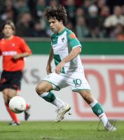 Fussball UEFA Pokal: Bremen, DIEGO Einzelaktion