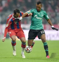 Fussball 1. Bundesliga Saison 14/15: FC Bayern Muenchen - FC Schalke 04