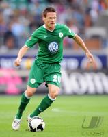 FUSSBALL 1. BUNDESLIGA, Wolfsburg: RIETHER Einzelaktion