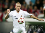 Fussball UCL: Madrid, BECKHAM Einzelaktion
