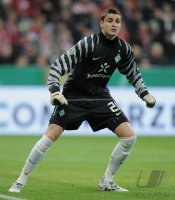 Fussball DFB Pokal 10/11 : Torwart Sebastian Mielitz (SV Werder Bremen)