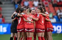 Fussball Frauen Euro 2025  Eroeffnungsspiel: Schweiz - Norwegen
