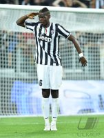 FUSSBALL SERIE A 2013/2014: JUBEL Paul Pogba (Juventus Turin)
