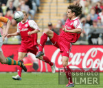 Fussball 1. Bundesliga: FCB, HARGREAVES Einzelaktion