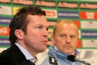 Fussball 1. Bundesliga: Training SV Werder Bremen mit Praktikant Lothar Matthaeus