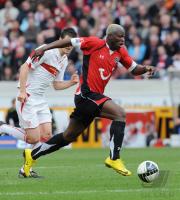 FUSSBALL  1. BUNDESLIGA  09/10    VfB Stuttgart - Hannover 96