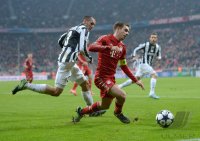 FUSSBALL INTERNATIONAL CHL VIERTELFINALE 12/13: FC Bayern Muenchen - Juventus Turin