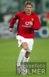 Fussball UCL: MANU, BECKHAM Einzelaktion