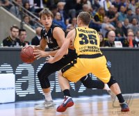 Basketball 1. Bundesliga 15/16 Hauptrunde: Walter Tigers Tuebingen - MHP Riesen Ludwigsburg