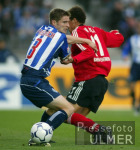 FUSSBALL 1.Bundesliga Spielszene Hertha - Bayer