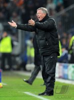 Fussball CHL  Saison 2011/2012: Enttaeuschung Trainer Sir  Alex  Ferguson  (Manchester United FC)