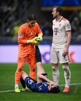 FUSSBALL CHAMPIONS LEAGUE SAISON 24/25
Viertelfinal Rueckspiel, Inter Mailand - FC Bayern Muenchen