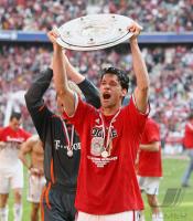 Fussball 1.Bundesliga JUBEL  FC Bayern Muenchen